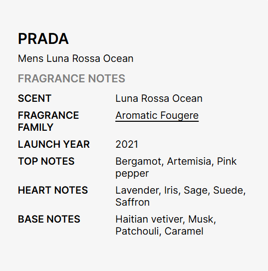 EDF PRADA LUNA ROSSA OCEAN EDT BY PRADA For MEN