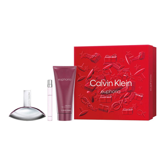EDF Calvin Klein Euphoria 1.6 oz EDP Women 3-Piece Gift Set